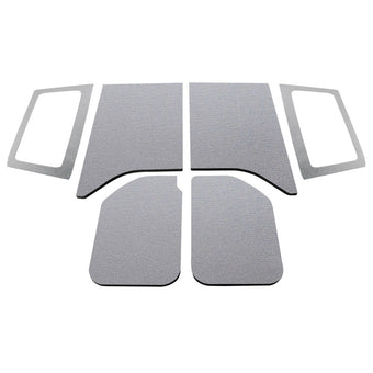 compare product DEI 11-18 Jeep Wrangler JK 2-Door Boom Mat Complete Headliner Kit - 6 Piece - Gray