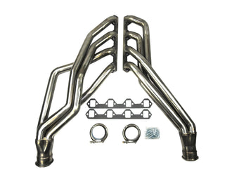 compare product JBA 65-73 Ford Mustang 351W SBF 1-3/4in Primary Raw 409SS Long Tube Header