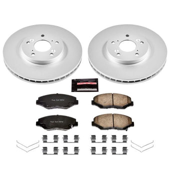 compare product Power Stop 03-08 Honda Pilot Front Z17 Evolution Geomet Coated Brake Kit