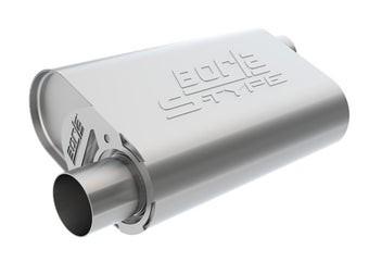 compare product Borla CrateMuffler BBC 396 2.5 inch Offset/Offset 14in x 4.35in x 9in Oval Muffler
