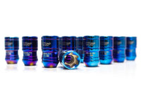 Project Kics 12x1.50 Monolith T1/06 Lug Nut Set - IP Blue (20 Pcs) - My Store