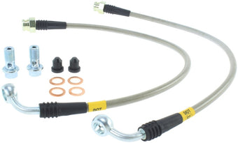 compare product StopTech 14-17 Chevrolet Corvette Stainless Steel Front Brake Lines