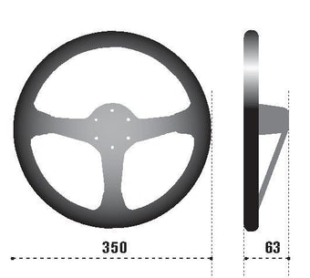 compare product Sparco Steering Wheel L777 Suede Black