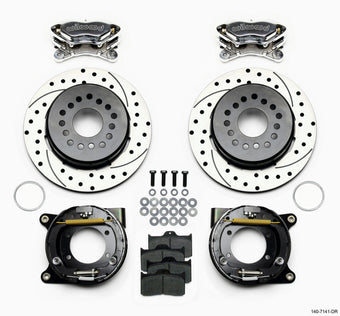 compare product Wilwood Forged Dynalite P/S P-B Kit Drilled Polished Chevy 12 Bolt w/ C-Clips