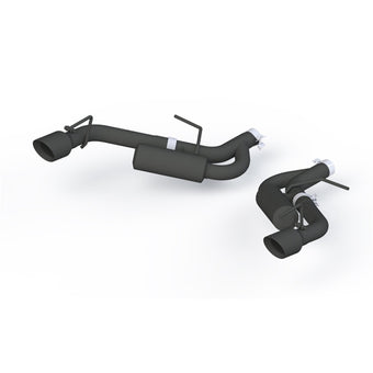 compare product MBRP 16-19 Chevrolet Camaro 2.5in Black Coated Non NPP Axle Back Exhaust System - 4in Dual Wall Tips