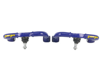 compare product SuperPro 05-21 Nissan Frontier - Fixed Offset Upper Control Arm Set - Camber/Caster Correction