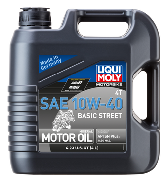 compare product LIQUI MOLY 4L Motorbike 4T SAE 10W40