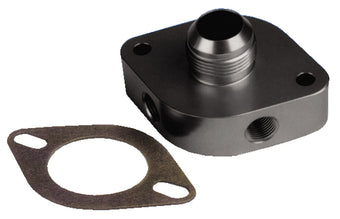 compare product Moroso Chevrolet Big Block/Small Block Bolt-On Water Outlet Filler Neck -16An Fitting - Aluminum