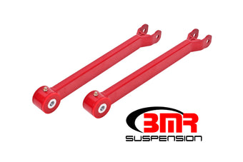 compare product BMR 08-17 Challenger Non-Adj. Lower Trailing Arms (Polyurethane) - Red