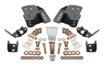 compare product BMR 78-87 G-Body Rear Coilover Conversion Kit - Black Hammertone