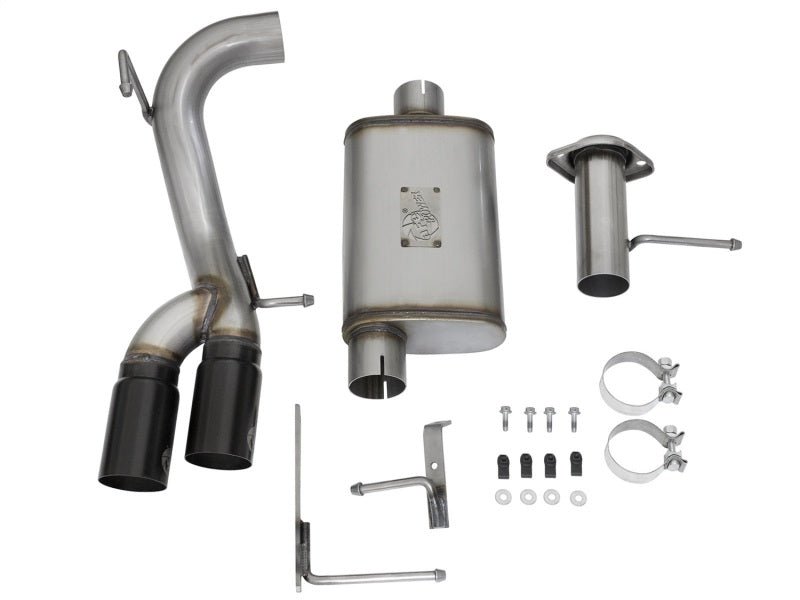aFe Rebel Series CB 3in Middle Side Exit SS Exht w/ Black Tips 15 - 17 Chevy Colorado / GMC Canyon - My Store