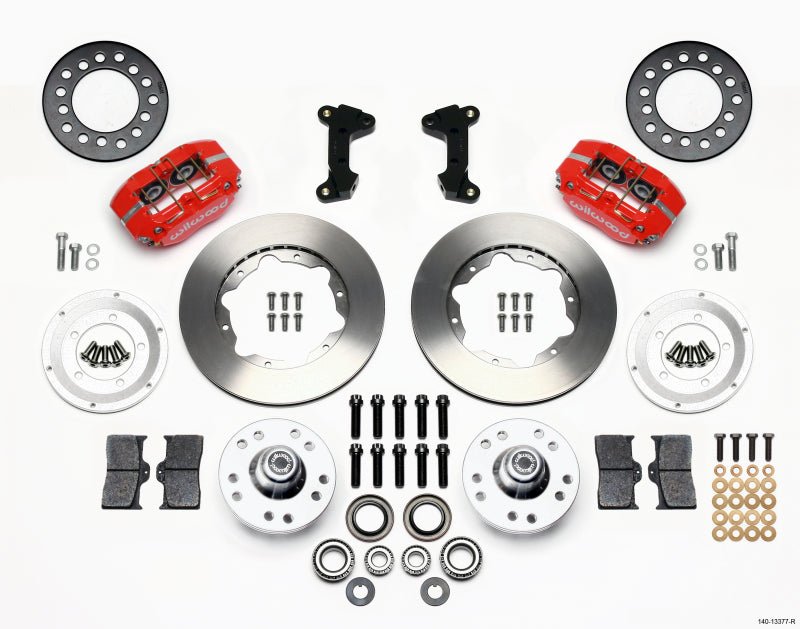 Wilwood Dynapro Dust - Boot Front Kit 11.00in Red 74 - 80 Pinto/Mustang II Disc Spindle only - My Store