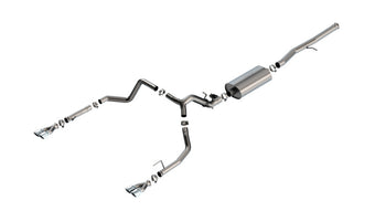 compare product Borla 2024 Chevy Silverado 1500 6.2L V8 Touring Catback Exhaust w/ Simulator - Chrome