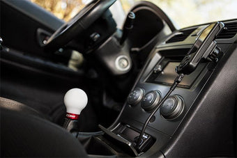 compare product Cobb Subaru 5-Speed COBB Knob - White w/ Race Red