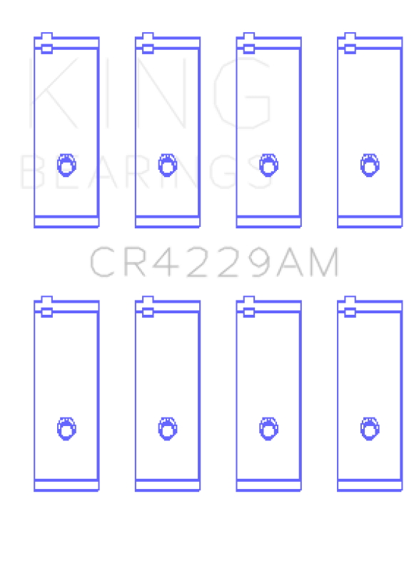 King Engine Bearings Toyota 1E/2E (1.3L) (Size STD) Performance Rod Bearing Set - My Store