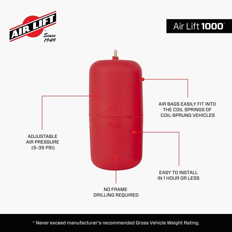 Air Lift Air Lift 1000 Air Spring Kit - My Store
