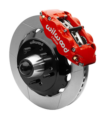 compare product Wilwood Superlite 6R Front Brake Kit for 63-87 Chevy C10 Prospindle13.06 in Diameter, Red Calipers