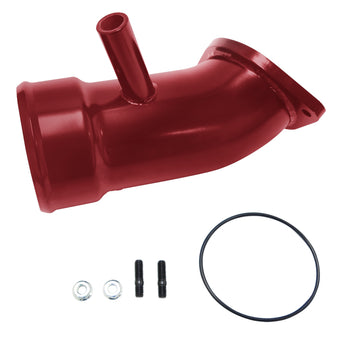 compare product Wehrli 17-19 Chevrolet 6.6L L5P Duramax 3.5in Intake Horn w/PCV Port - WCFab Red