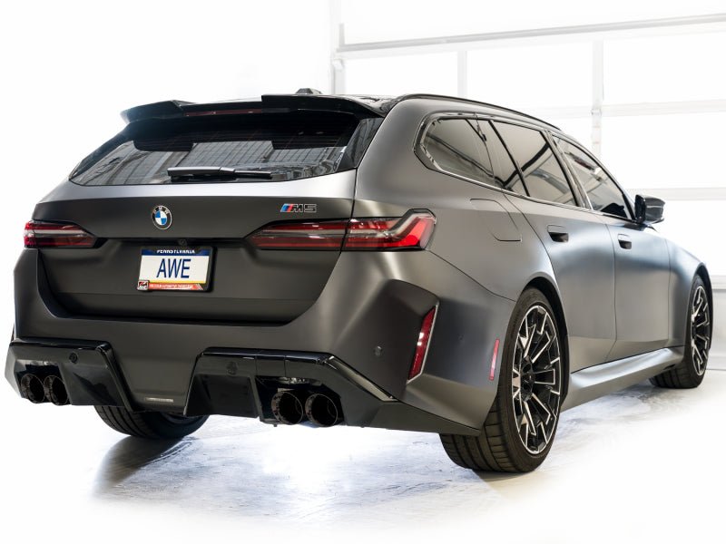 AWE Tuning BMW G90/G99 M5 Touring Edition Cat - Back Exhaust - Diamond Black Tips - My Store