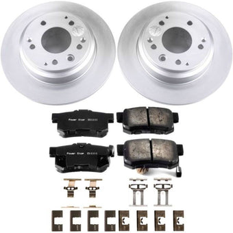 compare product Power Stop 96-98 Acura RL Rear Z17 Evolution Geomet Coated Brake Kit