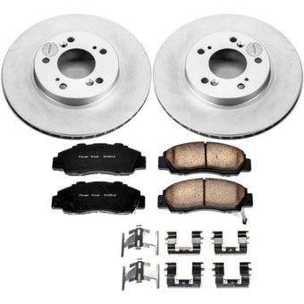 compare product Power Stop 97-01 Acura Integra Front Z17 Evolution Geomet Coated Brake Kit