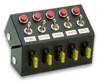 compare product Moroso Toggle Switch Panel - Cage Mount - 5.5in - Five On/Off Switches