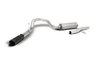 compare product Gibson 21-22 Chevy Suburban 5.3L 3in Cat-Back Single Exhaust System Stainless - Black Elite