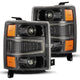 AlphaRex 14 - 15 Chevy 1500 PRO - Series Projector Headlights, Alpha - Black w/ Sequential Signal & DRL - My Store
