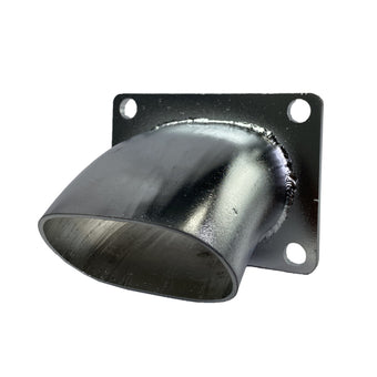 compare product Granatelli 3.0in 45 Deg Angle True Oval Turn Down