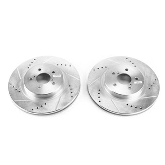 compare product Power Stop 2019 Subaru Crosstrek Front Evolution Drilled & Slotted Rotors - Pair