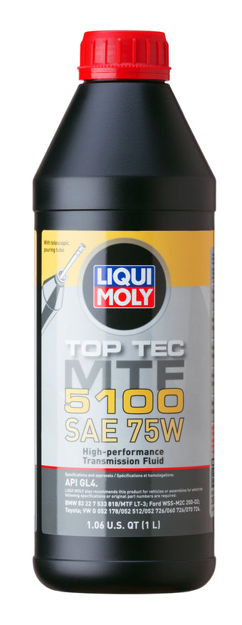 compare product LIQUI MOLY 1L Top Tec MTF 5100 Gear Oil SAE 75W