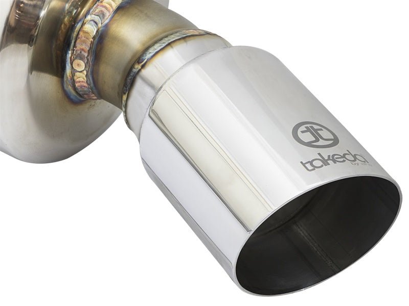 aFe POWER Takeda 16 - 17 Honda Civic I4 - 1.5L (t) 2.25 - 2.5in 304 SS CB Dual - Exit Exhaust Polish Tip - My Store