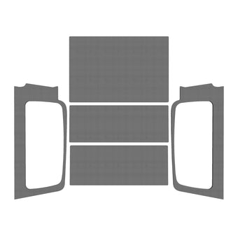 compare product DEI 04-06 Jeep Wrangler LJ Unlimited Headliner Complete Kit - Gray
