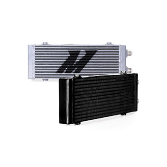 compare product Mishimoto Universal Medium Bar and Plate Dual Pass Black Oil Cooler