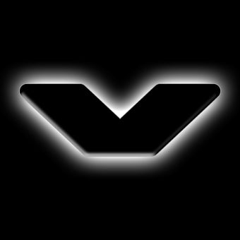 compare product ORACLE Lighting Universal Illuminated LED Letter Badges - Matte Blk Surface Finish - V