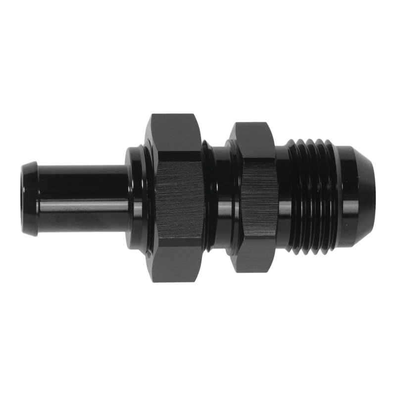 DeatschWerks 10AN Male Flare Bulkhead to 1/2in Hose Barb Straight - My Store