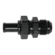 DeatschWerks 10AN Male Flare Bulkhead to 1/2in Hose Barb Straight - My Store