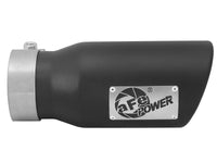 aFe MACHForce XP 3in Inlet x 4in Outlet x 9in Length Clamp - On Black Tip - My Store