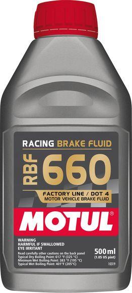 Motul 1/2L Brake Fluid RBF 660 - Racing DOT 4 - My Store