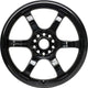 Gram Lights 57DR 18x9.5 +38 5x120 Glossy Black Wheel - My Store