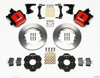compare product Wilwood Combination Parking Brake Rear Kit 11.00in Red Civic / Integra Drum 2.71 Hub Offset