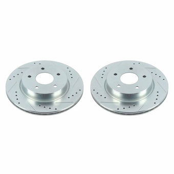 compare product Power Stop 18-19 Nissan Leaf Rear Evolution Drilled & Slotted Rotors - Pair