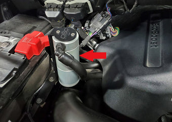 compare product J&L 11-19 Ford F-150 2.7L/3.5L/5.0L Passenger Side Oil Separator 3.0 Cannister Extension - Clear