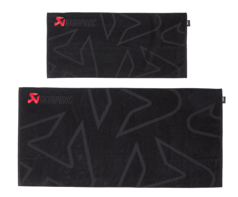 Akrapovic Towel Set - Black w/ Red Logo - My Store