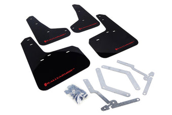 compare product Rally Armor 12-19 Ford Focus ST / 16-19 RS Black Mud Flap w/Red Logo