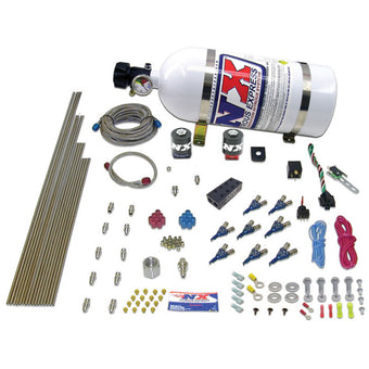 compare product Nitrous Express V8AN Gasoline EFI Nitrous Kit (100-500HP) w/5lb Bottle