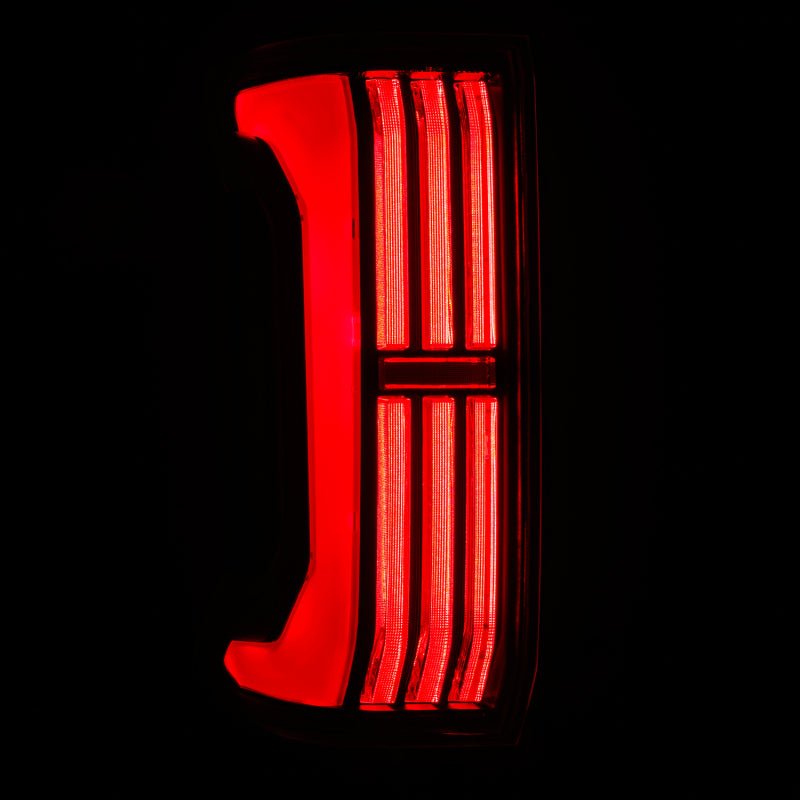 AlphaRex 24 - 25 Toyota Tacoma NOVA - Series LED Prismatic Tail Lights - Black Red - My Store