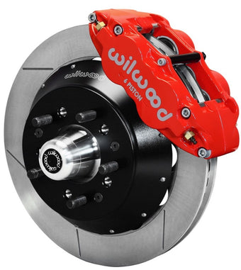 compare product Wilwood Narrow Superlite 6R Dust-Seal Big Brake Front Brake Kit 14in. Red With Wilwood Pro Spindle