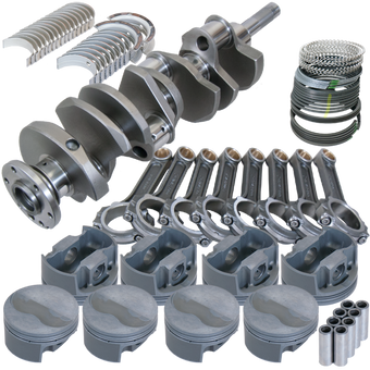 compare product Eagle Ford FE 4.250in Crank 6.700in I-Beam Rods -7cc Flat Top 4.090in Pistons Rotating Assembly