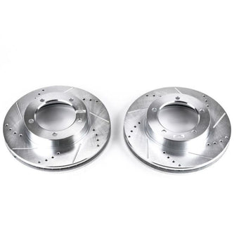 compare product Power Stop 98-07 Lexus LX470 Front Evolution Drilled & Slotted Rotors - Pair